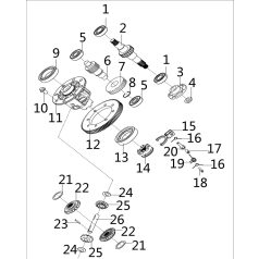 DB-23800-10 DIFFERENCIÁLMŰ SZERELVÉNY