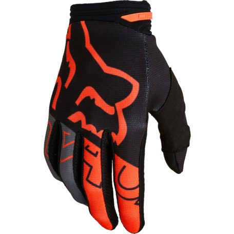 FOX 180 Skew Kesztyű - 2Xl, Fekete/Narancssárga MX22