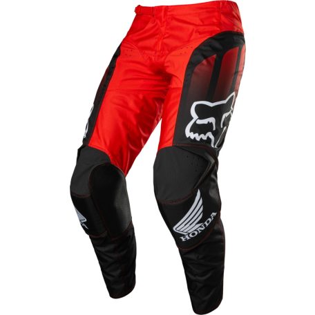 FOX 180 Honda Nadrág - Fekete/Piros MX22