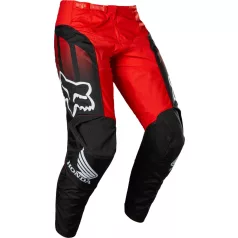 FOX 180 Honda Nadrág - Fekete/Piros MX22