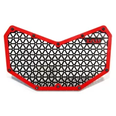 XRW hűtővédő alumínium Piros - Can-Am Maverick X3