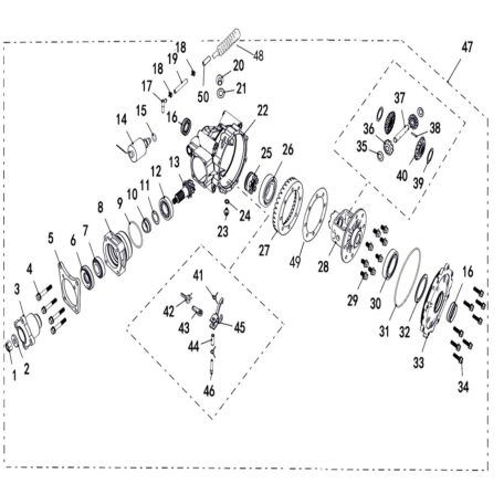 HÁTSÓ DIFF. GEAR-BOX