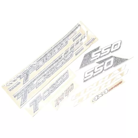 TELJES matricakészlet - (nem fehér műanyag) T-Boss 550