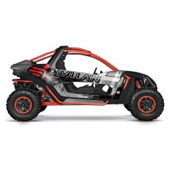   Matrica Csomag Segway Villain Sx10 Fehér-Piros SSV-hez (SZÜRKE)
