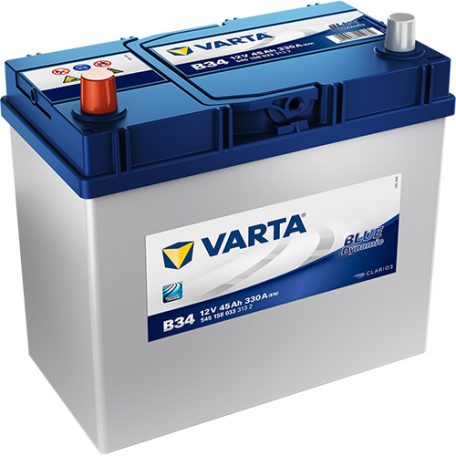 Varta 12V/45Ah Fekete Dynamic L