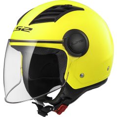 LS2 OF562 Nyitott Bukósisak Airflow Matt HI-VIS Sárga LONG