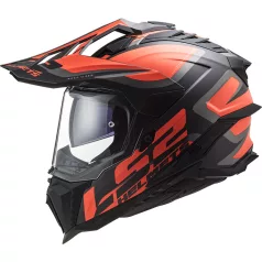   LS2 MX701 Explorer Cross Bukósisak ALTER Matt Fekete FL.Narancs-06