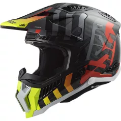   LS2 MX703 C Cross Bukósisak X-Force Barrier H-V Sárga Piros-06