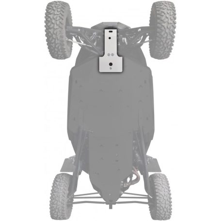 XRW ELSŐ DIFFI CSÚSZÁSGÁTLÓ LEMEZ ALUMÍNIUM - POLARIS RZR PRO R