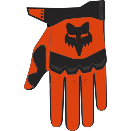 FOX Dirtpaw kesztyű - M, Fluo narancssárga MX24