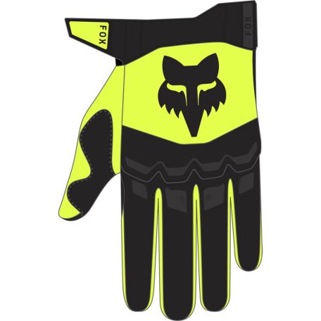 FOX Dirtpaw kesztyű Ce - 4X, Fluo sárga MX24