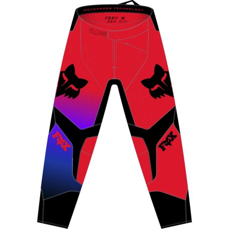 FOX 360 Streak Nadrág - 34, Fluo Piros MX24