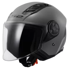 Bukósisak LS2 OF616 AIRFLOW II SOLID NARDO Szürke-06