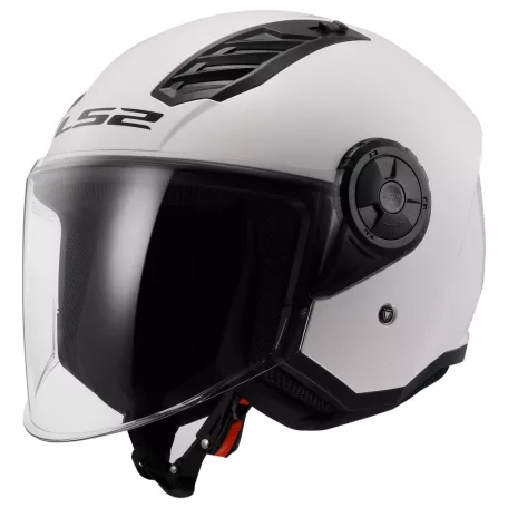 Bukósisak LS2 OF616 AIRFLOW II SOLID Fényes Fehér-06 XS