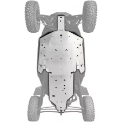   XRW CSÚSZÁSGÁTLÓ LEMEZEK KÉSZLET ALU - POLARIS RZR PRO R