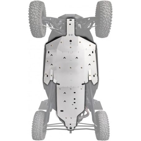 XRW CSÚSZÁSGÁTLÓ LEMEZEK KÉSZLET ALU - POLARIS RZR PRO R