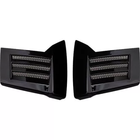 LS2 MX437 EVO Hátsó Szellőző Nyílás Fényes Fekete
