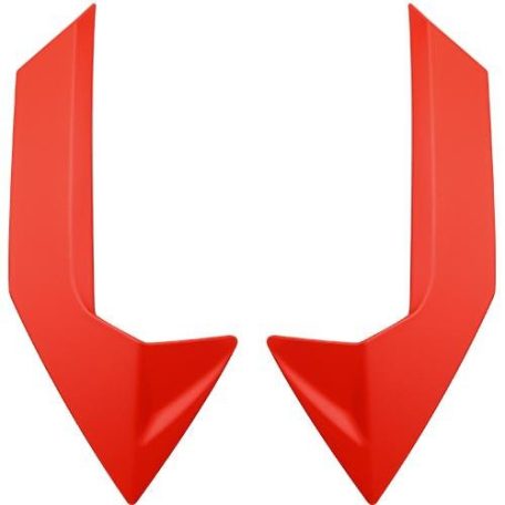 LS2 FF800 AIR VENT BACK FÉNYES VÖRÖS