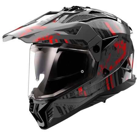 LS2 MX702 PIONEER II ŐRÜLT FEKETE PIROS-06