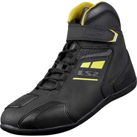 Motoros Csizma LS2 GARRA MAN BOOTS BLACK H-V YELLOW