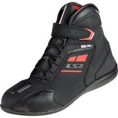 Motoros Csizma LS2 GARRA MAN BOOTS WP BLACK RED