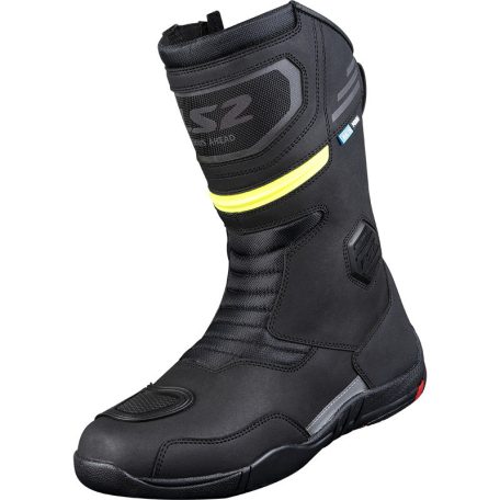 Motoros Csizma LS2 GOBY MAN BOOTS WP BLACK H-V YELLOW