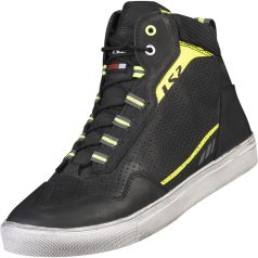 Motoros Csizma LS2 ZOE LADY BOOTS BLACK H-V YELLOW