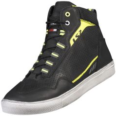 Motoros Csizma LS2 ZOE MAN BOOTS BLACK H-V YELLOW