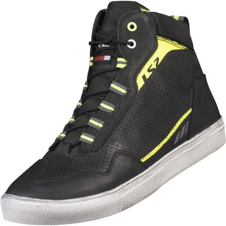 Motoros Csizma LS2 ZOE LADY BOOTS BLACK H-V YELLOW 36