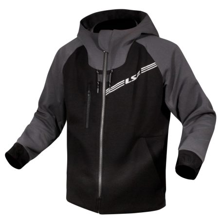 LS2 THROTTLE MAN DZSEKI FEKETE SÖTÉTSZÜRKE 3XL