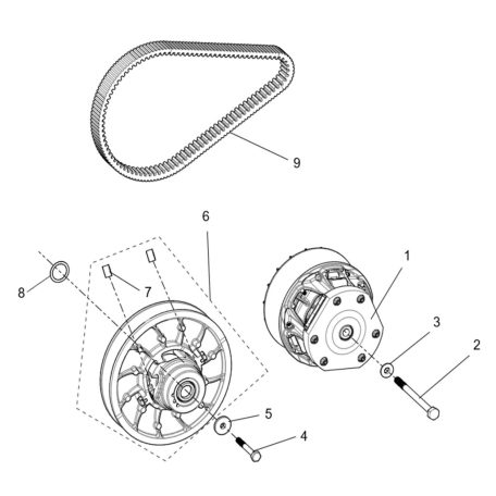CVT összeszerelés HZ CVT