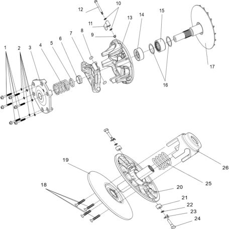 CVT összeszerelés HZ CVT