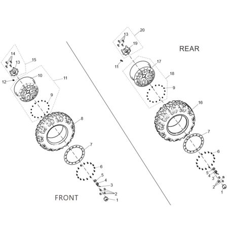 Beadlock Ring alumínium felnivel - európai szabvány
