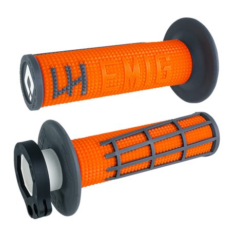 ODI GRIPS EMIG 2.0 - V2 LOCK-ON markolat ORANGE/Grafit
