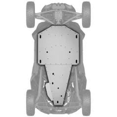 XRW Haspáncél KIT ALU 6mm - CAN-AM MAVERICK R (2024+)