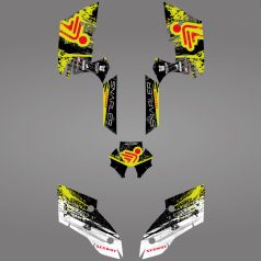 GRAFIKUS STICKER KIT a Segway AT5-L LIGHT YELLOW számára