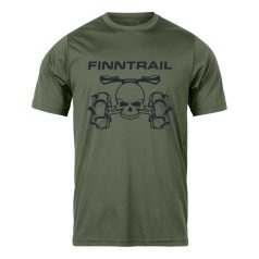Finntrail póló ATV / QUAD skull Khaki M