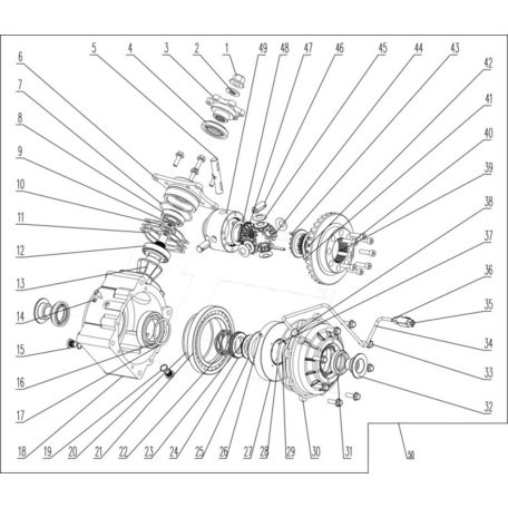 HÁTSÓ DIFF. GEAR-BOX