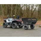 SHARK ATV / QUAD UTÁNFUTÓ KERT 300 FEKETE oldalfalmagasítóval