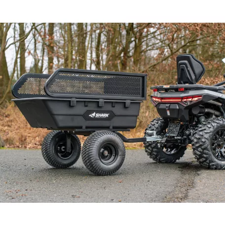 SHARK ATV / QUAD UTÁNFUTÓ KERT 300 FEKETE oldalfalmagasítóval
