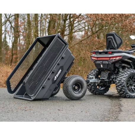 SHARK ATV / QUAD UTÁNFUTÓ KERT 300 FEKETE oldalfalmagasítóval