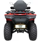 XRW HÁTSÓ LÖKHÁRÍTÓ CX8 FEKETE - CFMOTO CFORCE 450-520 L (2022+)
