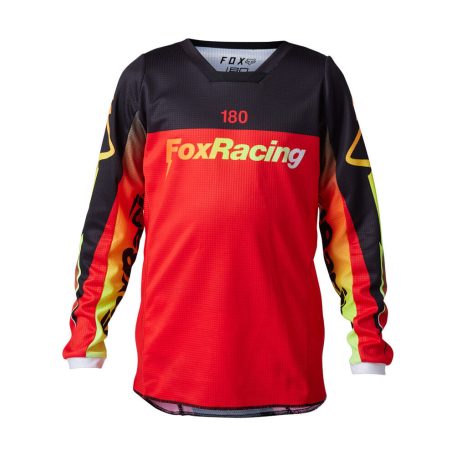 FOX Yth 180 Morphic Statk - YXL, Fluo RED MX