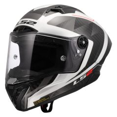 LS2 FF805 THUNDER GP AERO RAUTE WHITE GREY-06 L