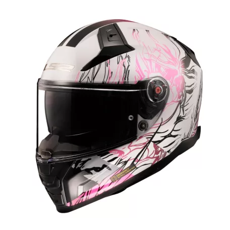 LS2 FF811 VECTOR II DARFLO GL.WHITE PINK-06 XL
