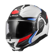 LS2 FF910 ADVANT II TRIPLA FEHÉR KÉK PIROS 3XL