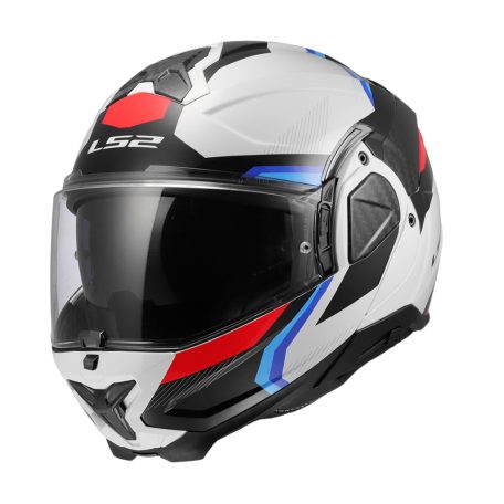 LS2 FF910 ADVANT II TRIPLA FEHÉR KÉK PIROS S