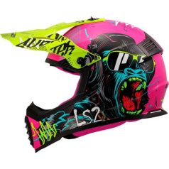 LS2 MX437 FAST II MINI GORILLA LILA-06