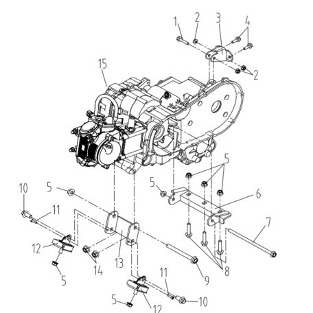 MOTORSZERELVÉNY (T3 EFI)