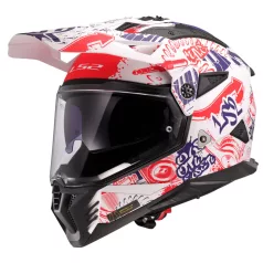 LS2 MX702 PIONEER II FANTASY WHITE RED BLUE-06